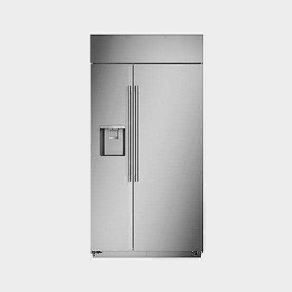 Monogram 42" BuiltIn SideBySide Refrigerator, Stainless Steel