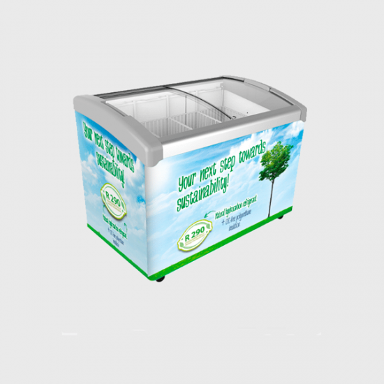 Exhibidor de Congelados 9´ Fogel Con Puertas Corredizas