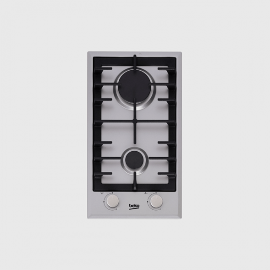 Cooktop 30 Cm Gas Beko HDCG32221FX Acero Inoxidable