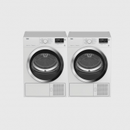Pareja de Lavadora y secadora 10 Kg Beko WMY10148C2 HPD24412W