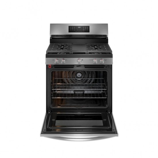 Estufa 30 Pulgadas a Gas Frigidaire Gallery GCRG3060BF Con Más De 15 Formas Para Cocinar