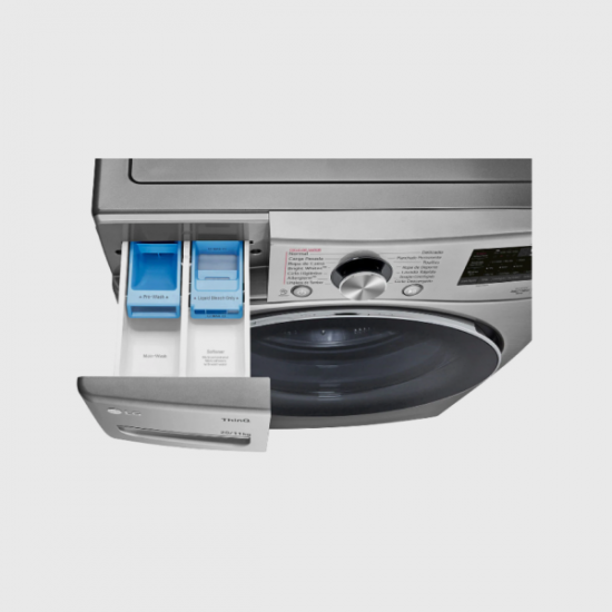 Lavadora y Secadora 20 Kg Carga Frontal LG