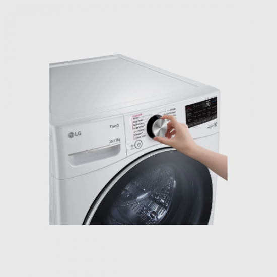 Lavadora y Secadora 20 Kg Carga Frontal LG WD20WV26R