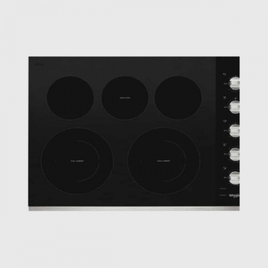 Cooktop 30 Pulgadas Eléctrico Whirlpool WCE77US0HS Dual Cooktop 30 Pulgadas Eléctrico Whirlpool WCE77US0HS Dual