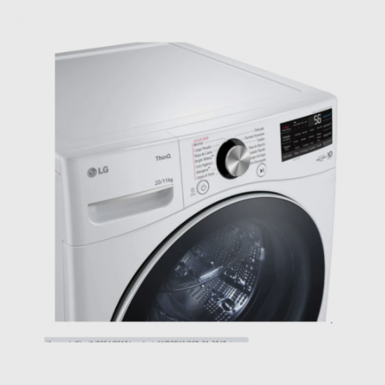 Lavadora y Secadora 20 Kg Carga Frontal LG WD20WV26R