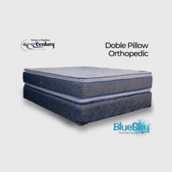 Cama Queen Doble Pillow Orthopedic Bluesky Century