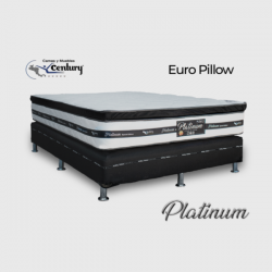 Cama Matrimonial  Euro Pillow Platinium Century