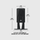 Soporte para Sonos Era 100 Wall Mount Sanus WSWME12-B2