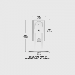 Soporte para Sonos Era 100 Blanco Wall Mount Sanus WSWME12-W2
