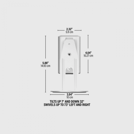 Soporte para Sonos Era 100 Blanco Wall Mount Sanus WSWME12-W2