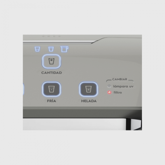 Dispensador y Purificador Frigidaire FBWCU0MBUVG con Sistema de Enfriamiento Eléctrico y Presurizador Interno Gris