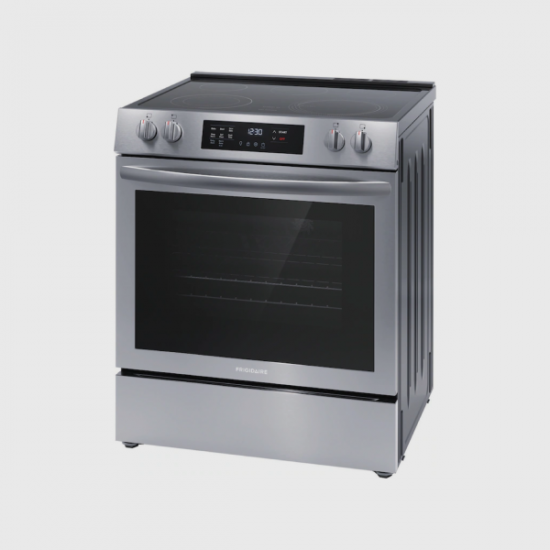 Estufa 30 Pulgadas Eléctrica Frigidaire FCFI3083AS Horneado Por Convección