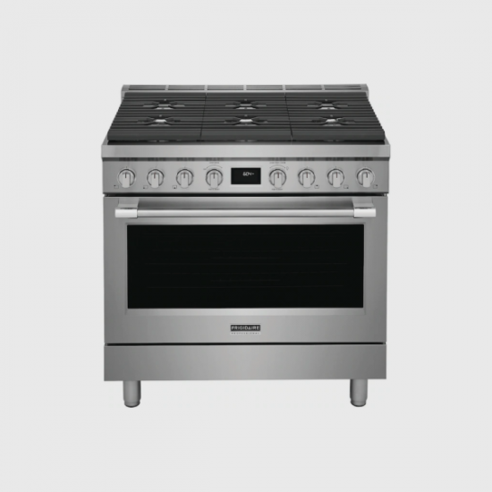 Estufa 36 Pulgadas Dual-Fuel Frigidaire Professional PCFD3670AF