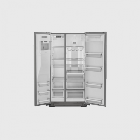 Refrigeradora 24.8 Pies Side By Side KitchenAid KRSF705HPS Dispensador de Agua y Hielo