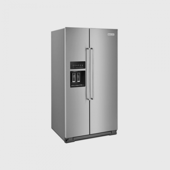 Refrigeradora 24.8 Pies Side By Side KitchenAid KRSF705HPS Dispensador de Agua y Hielo