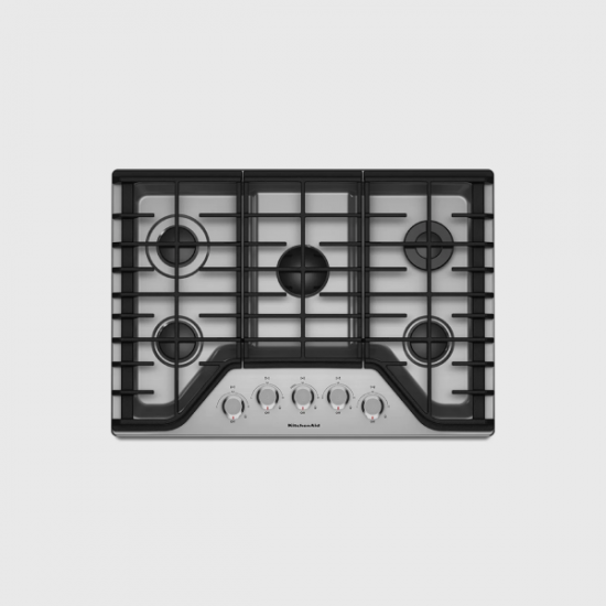 Cooktop 30 Pulgadas a Gas KCGS350ESS KitchenAid Acero Inoxidable