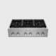 Cooktop 36 Pulgadas a Gas KCGC506JSS KitchenAid, Acero Inoxidable