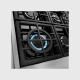 Cooktop 36 Pulgadas a Gas KCGC506JSS KitchenAid, Acero Inoxidable