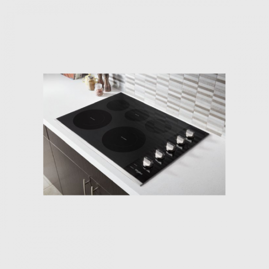 Cooktop 30 Pulgadas Eléctrico Whirlpool WCE77US0HS Dual