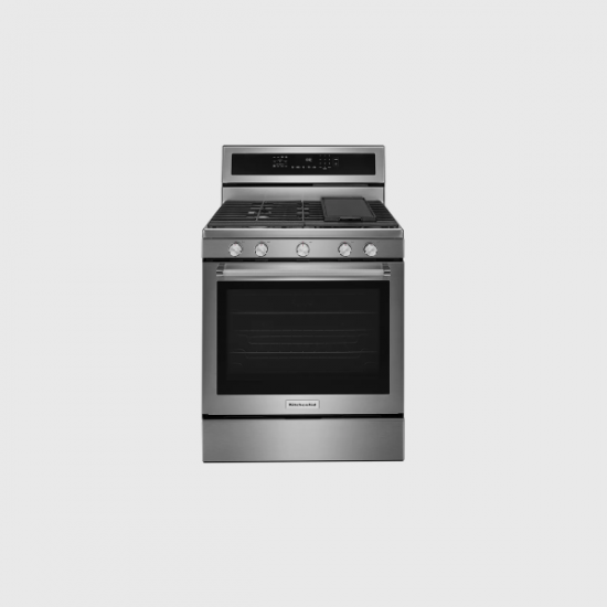 Estufa 30 Pulgadas a Gas Convección KFGG500ESS KitchenAid