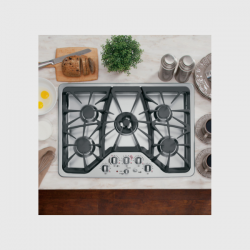 Cooktop 30 Pulgadas a Gas General Electric CGP350SETSS Triple Hornilla Para Máxima Cocción Cooktop 30 Pulgadas a Gas General Electric CGP350SETSS Triple Hornilla Para Máxima Cocción