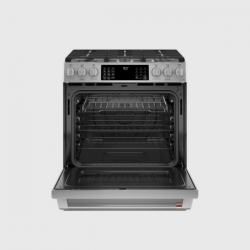 Café™ 30" Smart Slide-In Gas, Front-Control, Dual-Fuel Range with Warming Drawer, Air Fry Café™ 30" Smart Slide-In Gas, Front-Control, Dual-Fuel Range with Warming Drawer, Air Fry