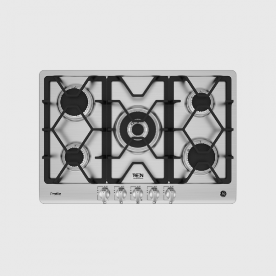 Cooktop A Gas 76 cm General Electric PGP75TI0